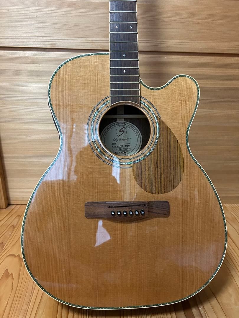 Samick Greg Bennett OM-15CE ハードケース付き
