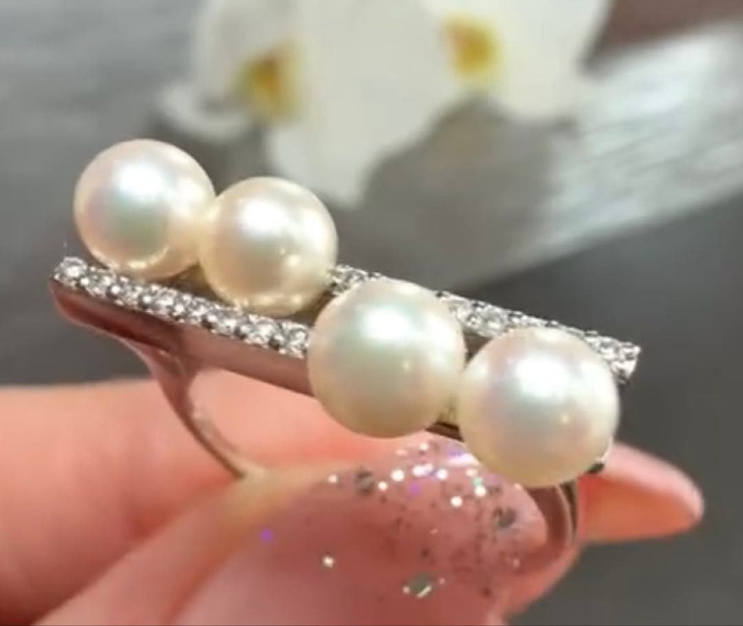 あこやベビーパールリング