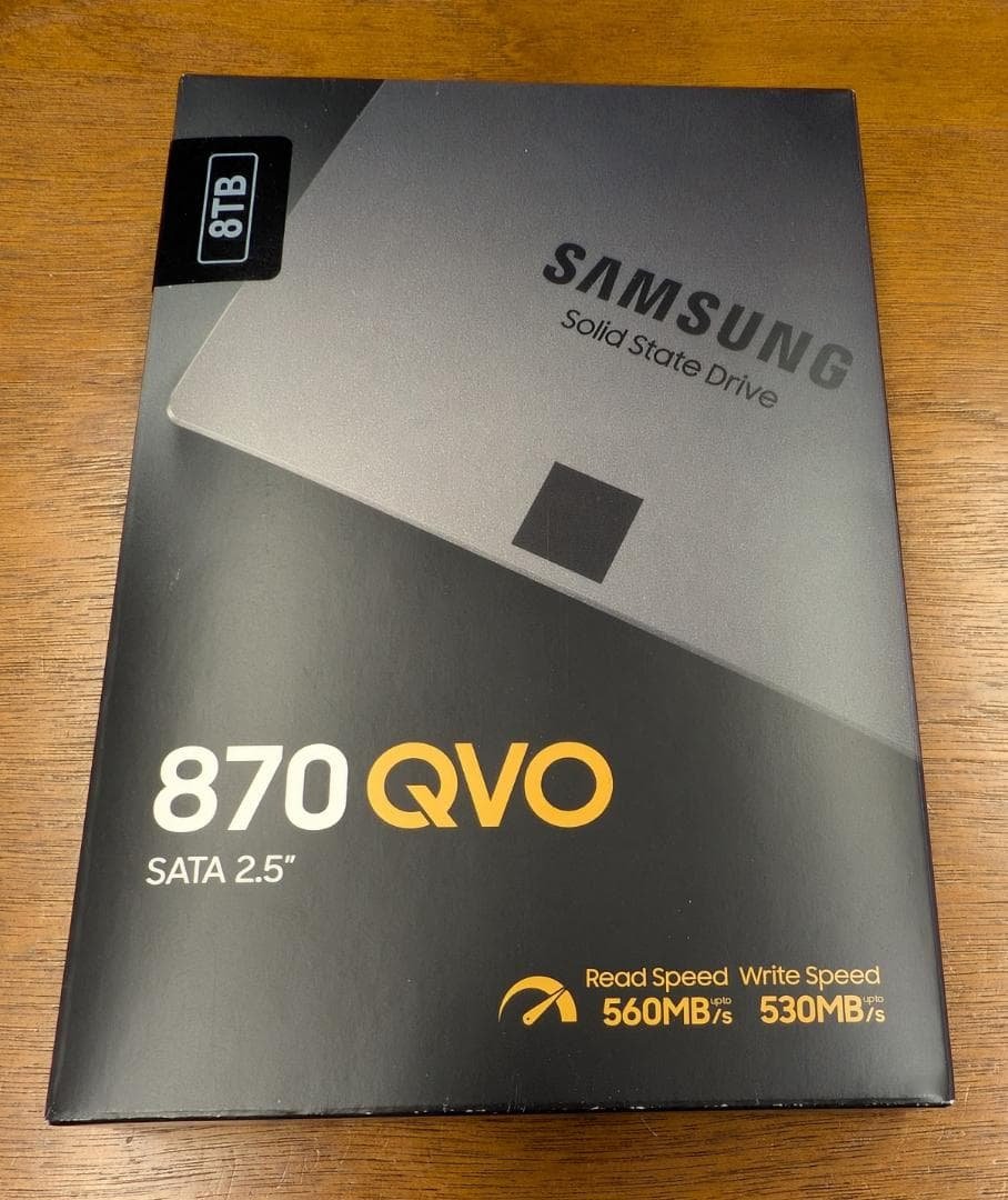[送料無料] Samsung 870 QVO 8TB MZ-77Q8T0B/IT