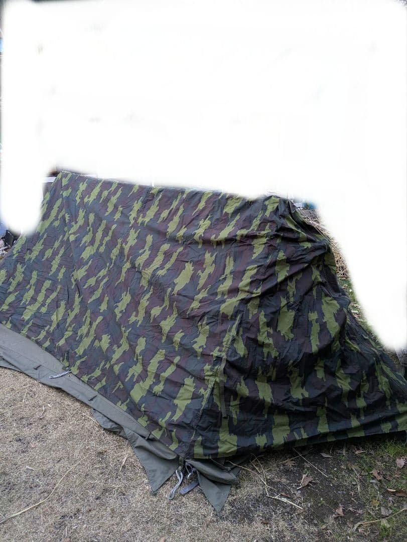 ベルギー軍幕　パップテント　ナイロン　フライシートのみ