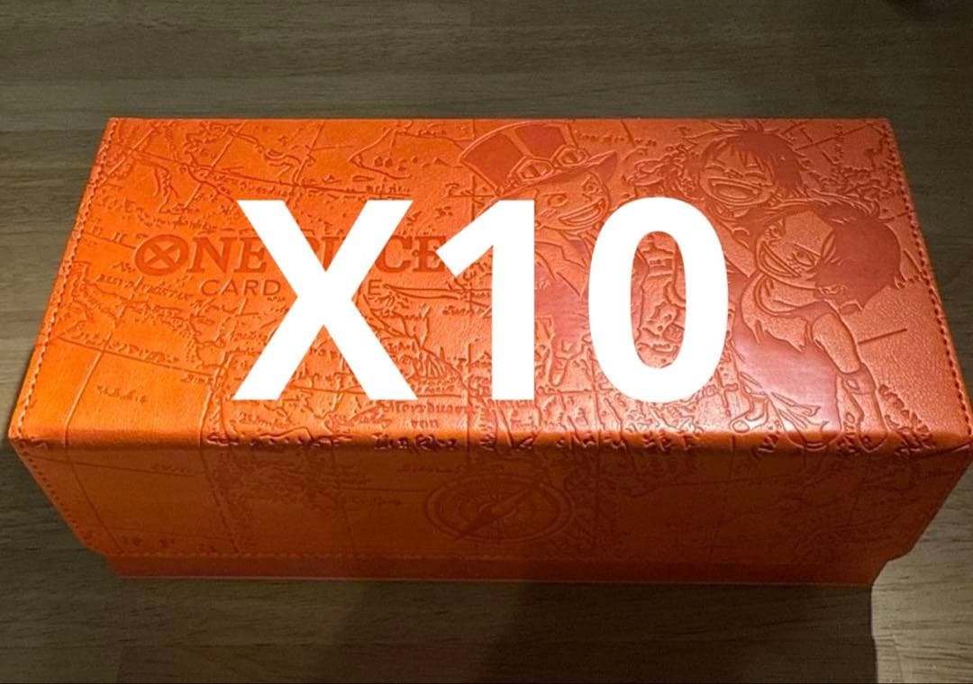 ワンピースカード　3rd ANNIVERSARY レザー　ストレージボックス