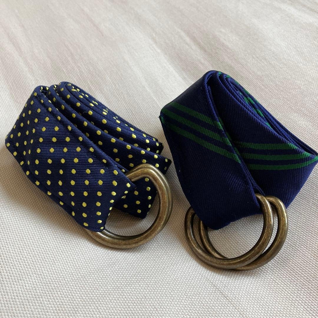 J.CREW シルク ベルト 2本セット M/L