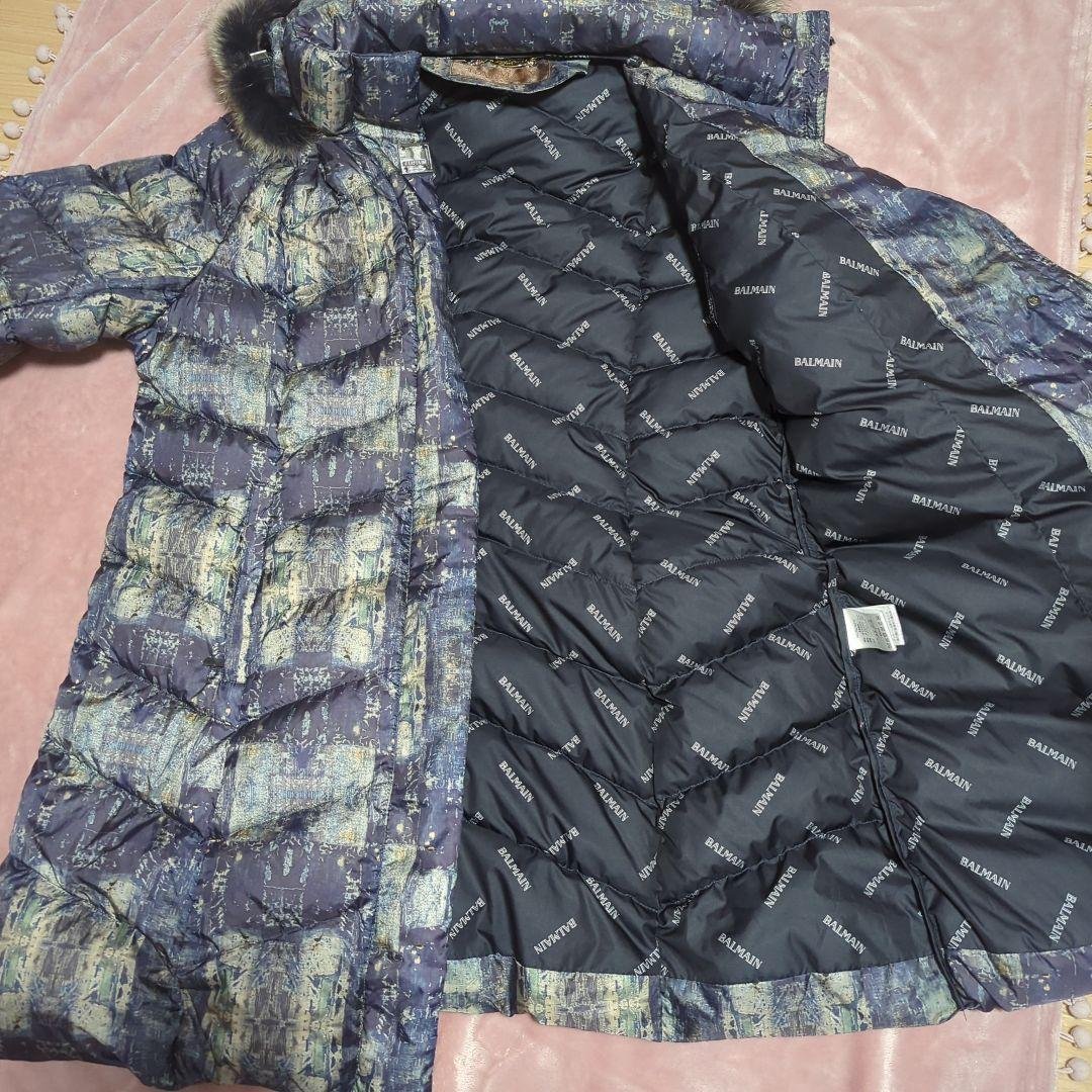 BALMAIN　バルマン　 ファー付き　ダウンジャケット ダウンコート　ダウン
