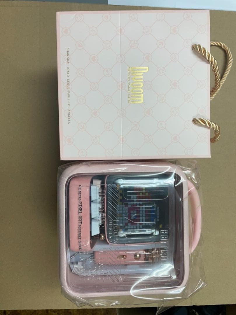 DivoomDitoo-Micbluetoothスピーカーカラオケマイク ピンク