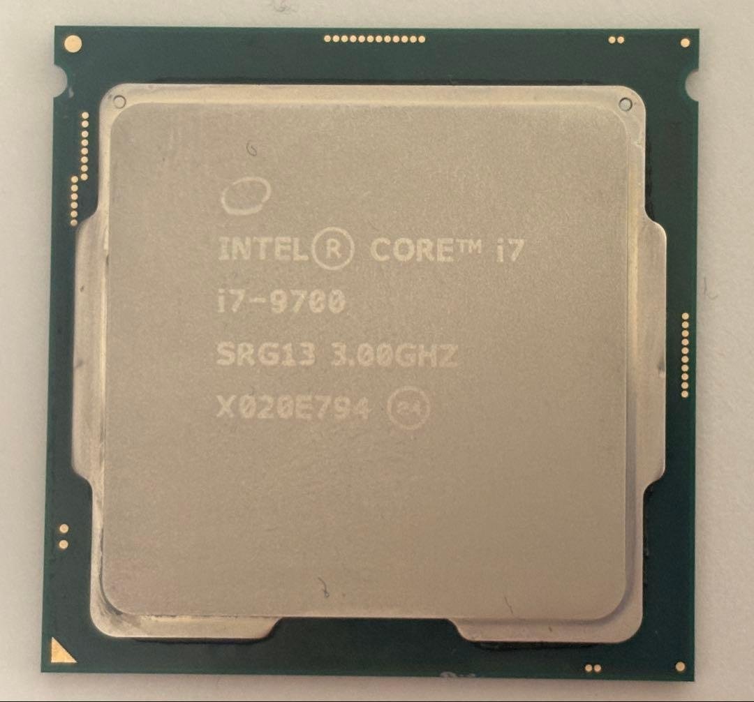 CPU Intel Core i7-9700 CPU 3.00GHz