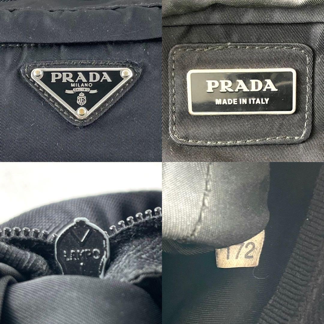 プラダ ボディバッグ ウエストバッグ テスート ナイロン ロゴ ブラック