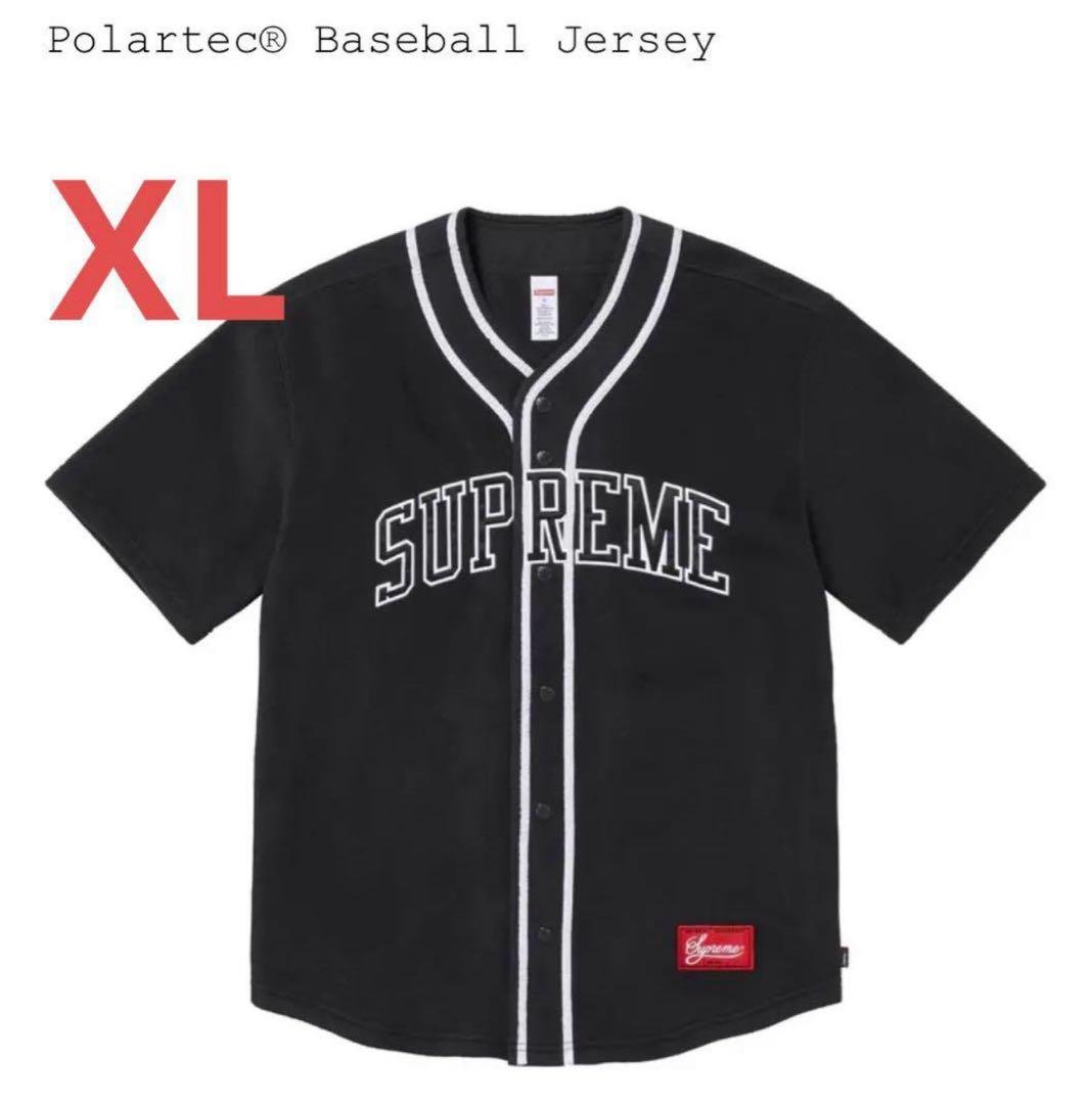 新品Supreme Polartec Baseball Jersey Black