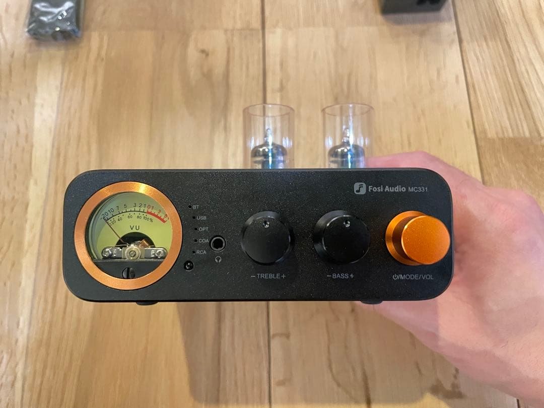 Fosi Audio MC331 真空管ハイブリッドアンプ Bluetooth