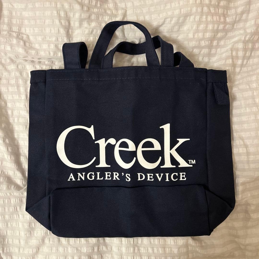 CREEK・QUIET MOUNTAIN トートバッグ ネイビー 新品未使用