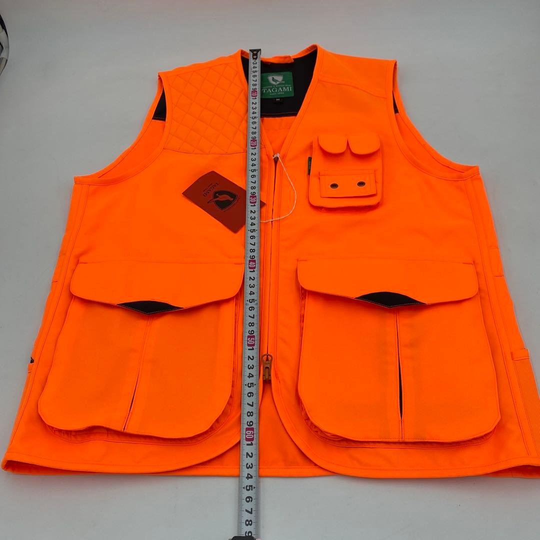 TAGAMI オレンジ ハンティングベスト Mサイズ　YU326