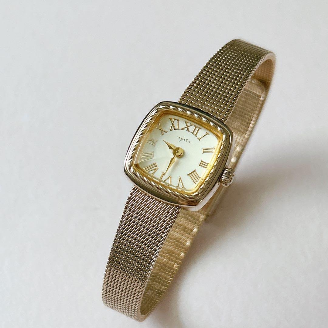 ・.。*agete スクエア レディース腕時計・.。*