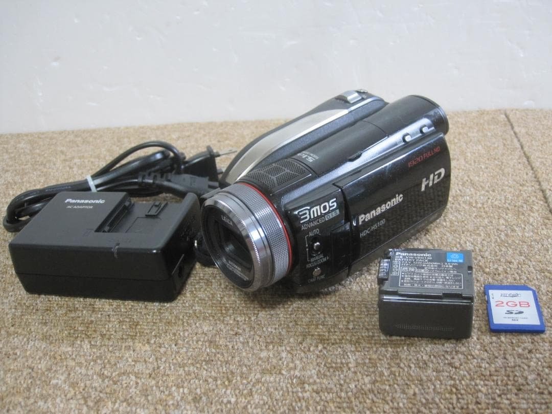 Panasonic HDC-HS100 ハンディカム ビデオカメラ 本体 難有