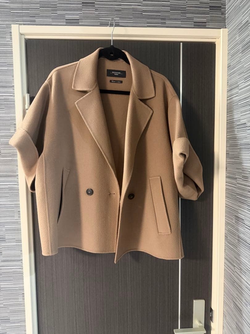 Max Mara Weekend ベージュ ダブルブレストコート