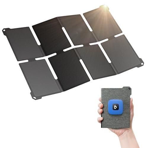 BigBlue ソーラーパネル ソーラー充電器 22W USB-A/Type-m