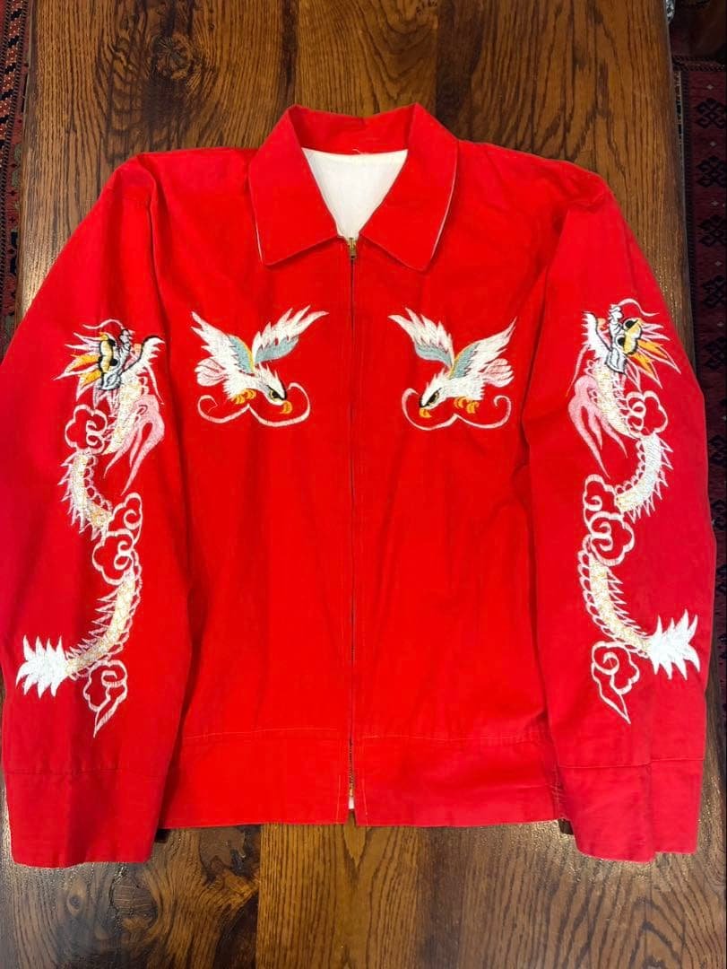 vintage スカジャン リバーシブル　スーベニアジャケット　60s