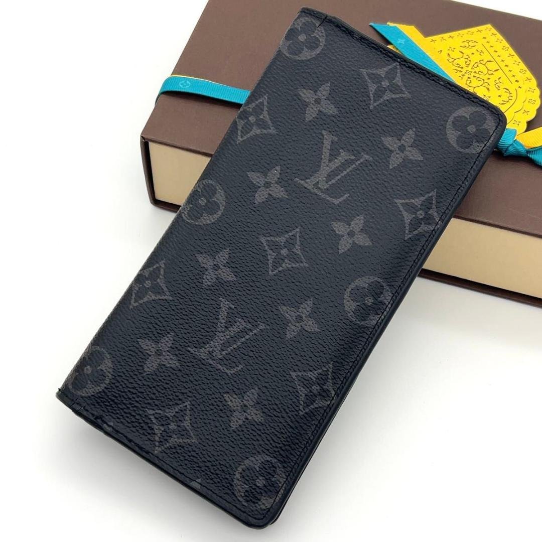 ルイヴィトン 長財布 エクリプス ポルトフォイユ ブラザ ブラック メンズ