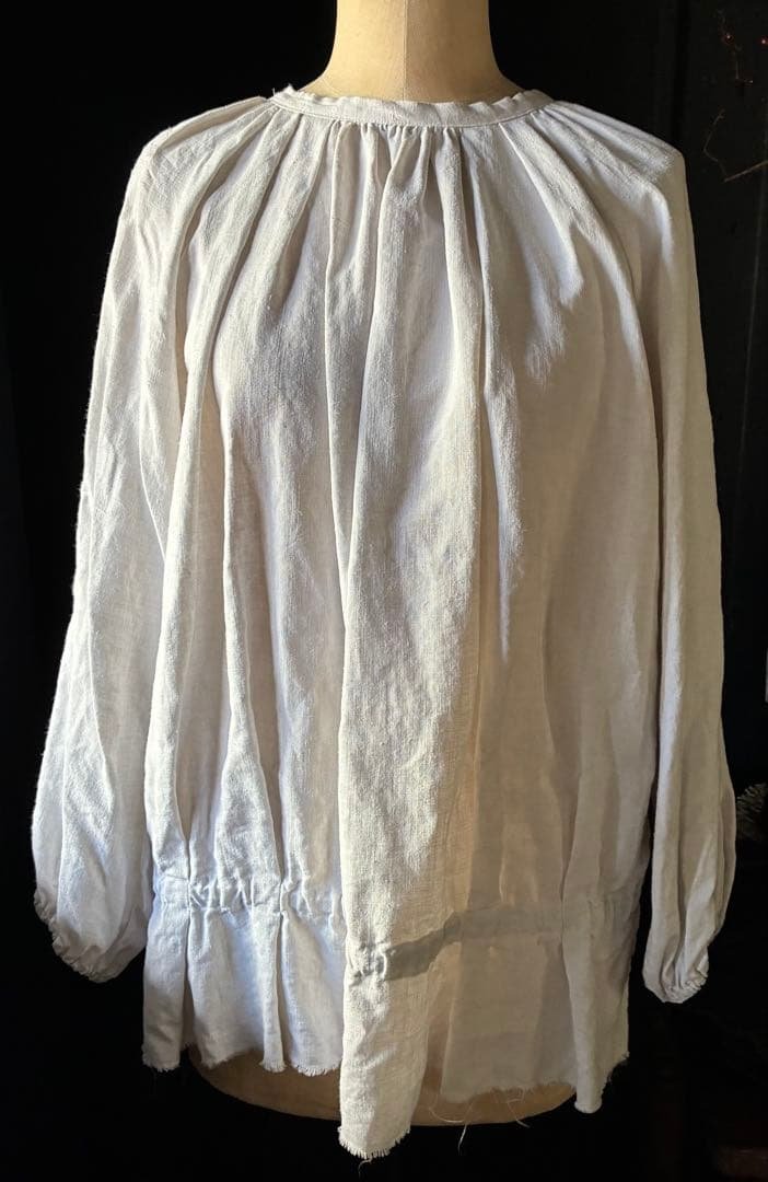 アンティークリネンシャツ