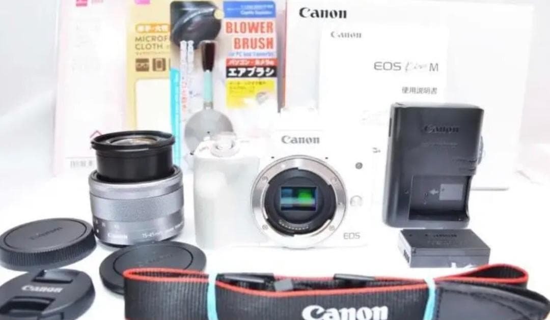 Wi-Fi &Bluetooth搭載❤️Canon EOS kiss M