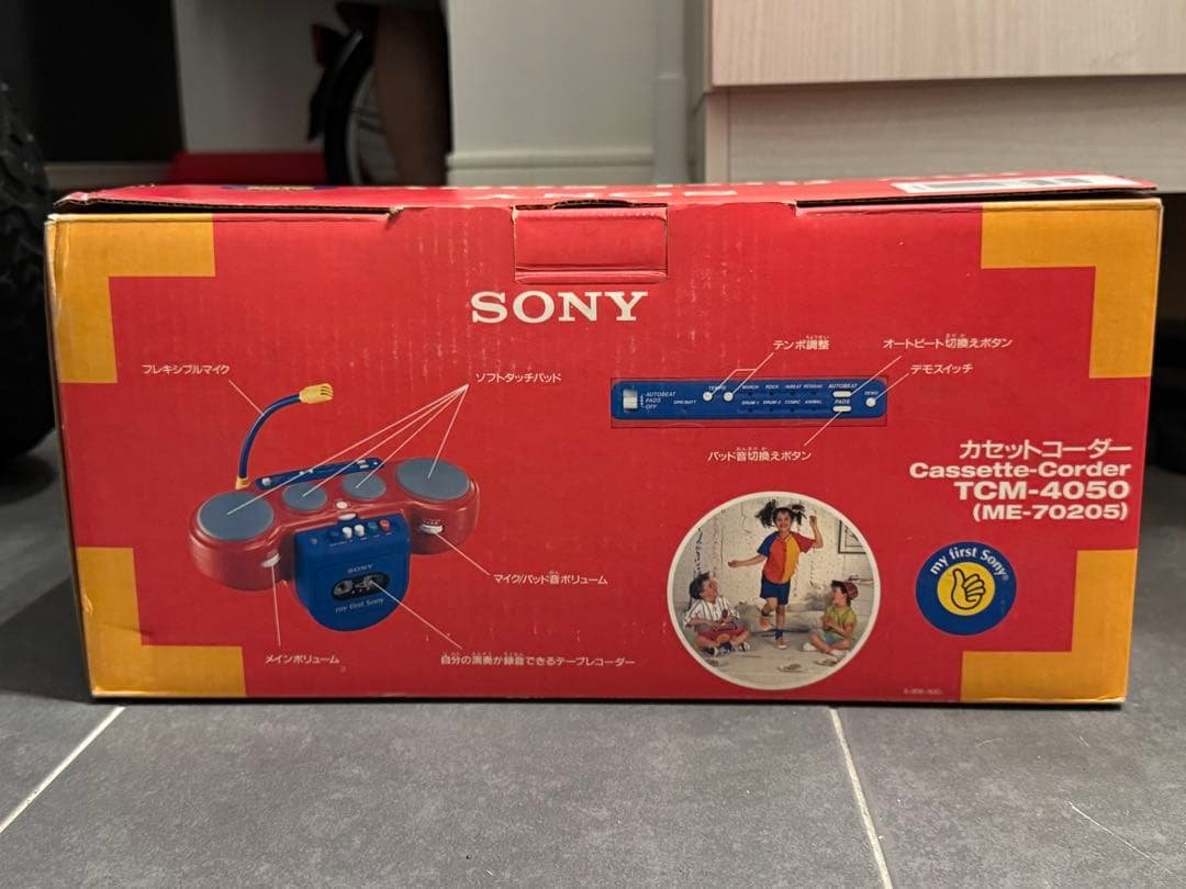 my first sony カセット、ビートサウンドプレーヤーTCM-4050