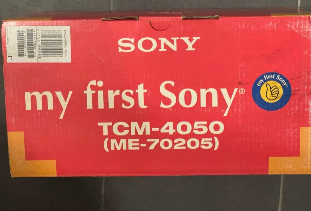 my first sony カセット、ビートサウンドプレーヤーTCM-4050