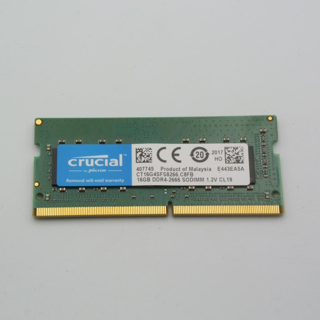 メモリー Crucial DDR4 SO-DIMM 2666MHz 16GB