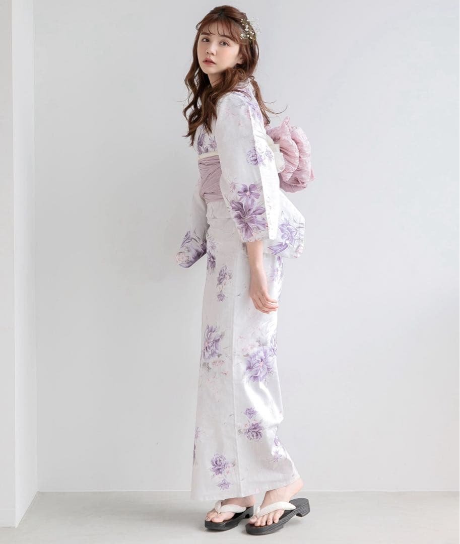 Dita 浴衣 はんなり月下美人 浴衣 帯