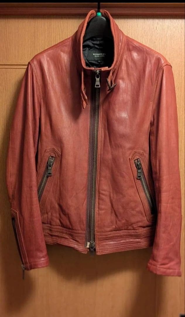 ジャケット・アウター BURBERRY BLACK LABEL leather Jacket