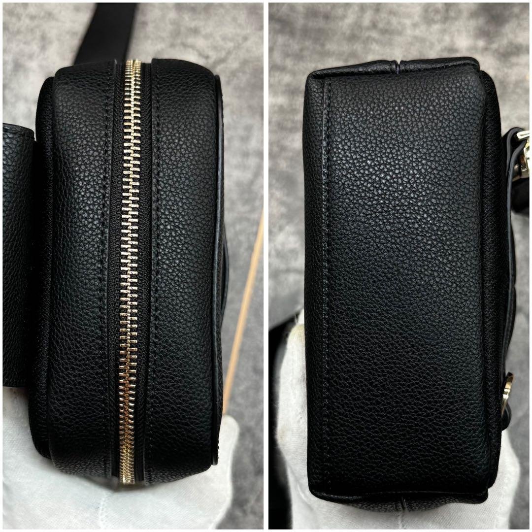 未使用級✨ポールスミス ボディバッグ マルチストライプ 斜め掛け レザー