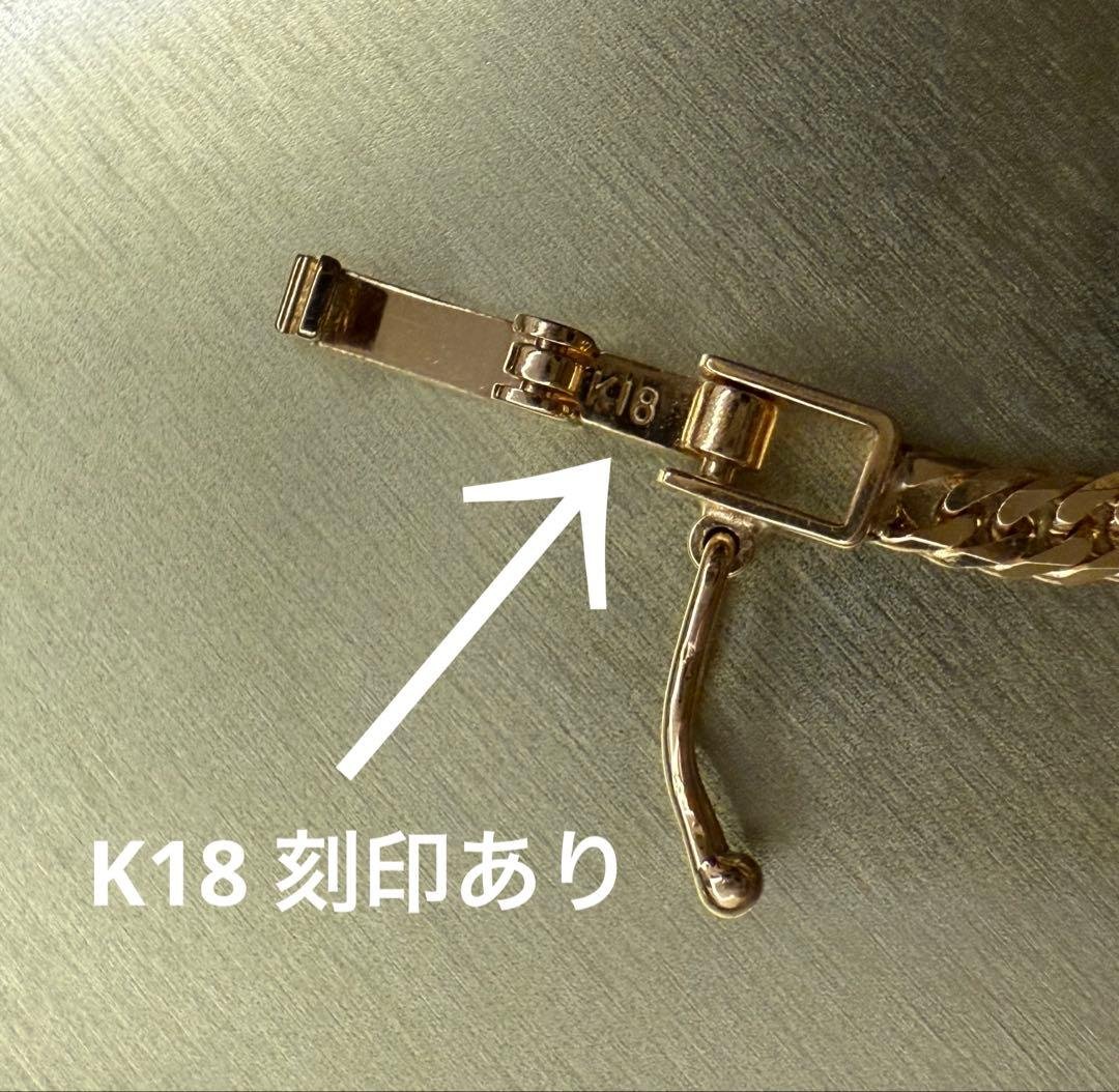 きむページ　K18 喜平　6面　アンクレット 23cm 5.14g