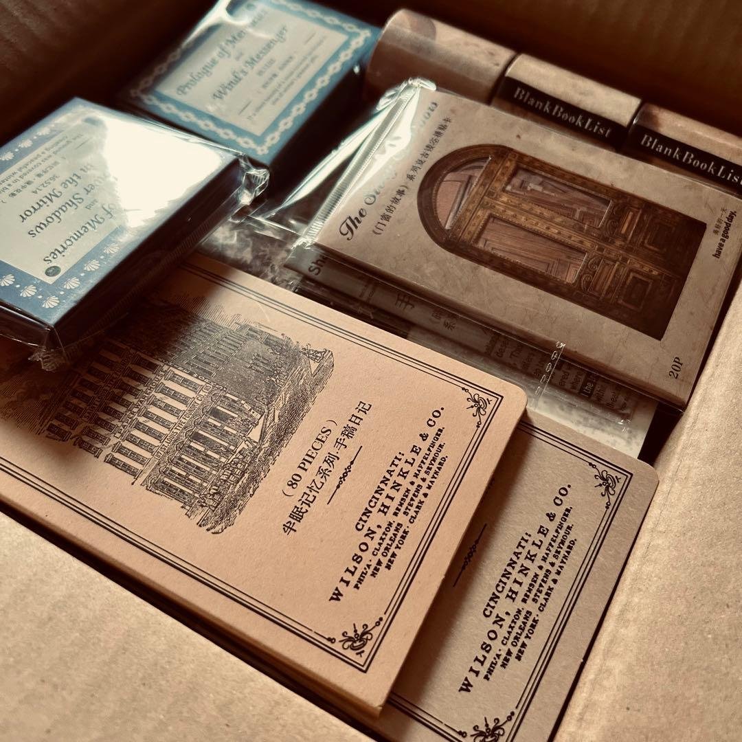 コラージュ素材 大量まとめ売り＊紙モノ/シール/マステ/クリアスタンプ