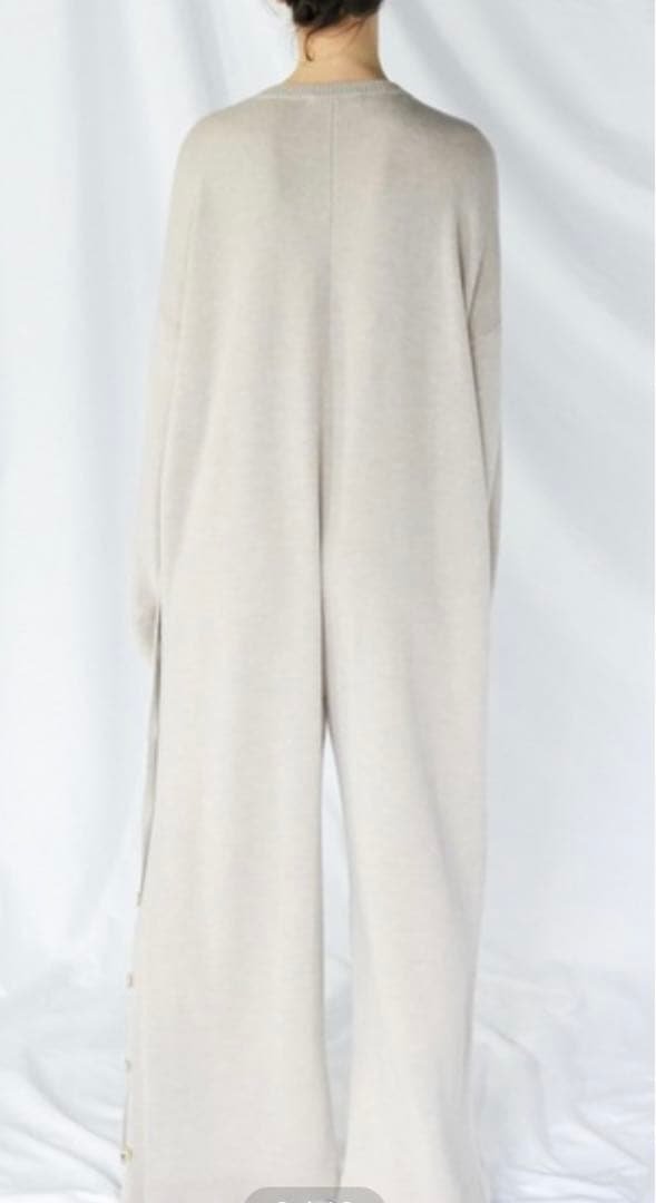 エンフォルド　クリーニング済ENFOLD メリノウール　オールインワン　ニット