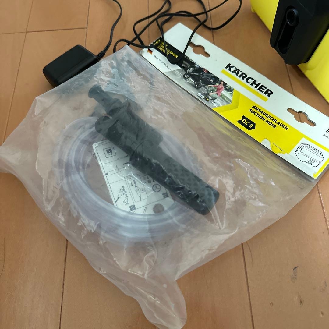 超激安KÄRCHER 高圧洗浄機本体吸水ホ－ス付きです