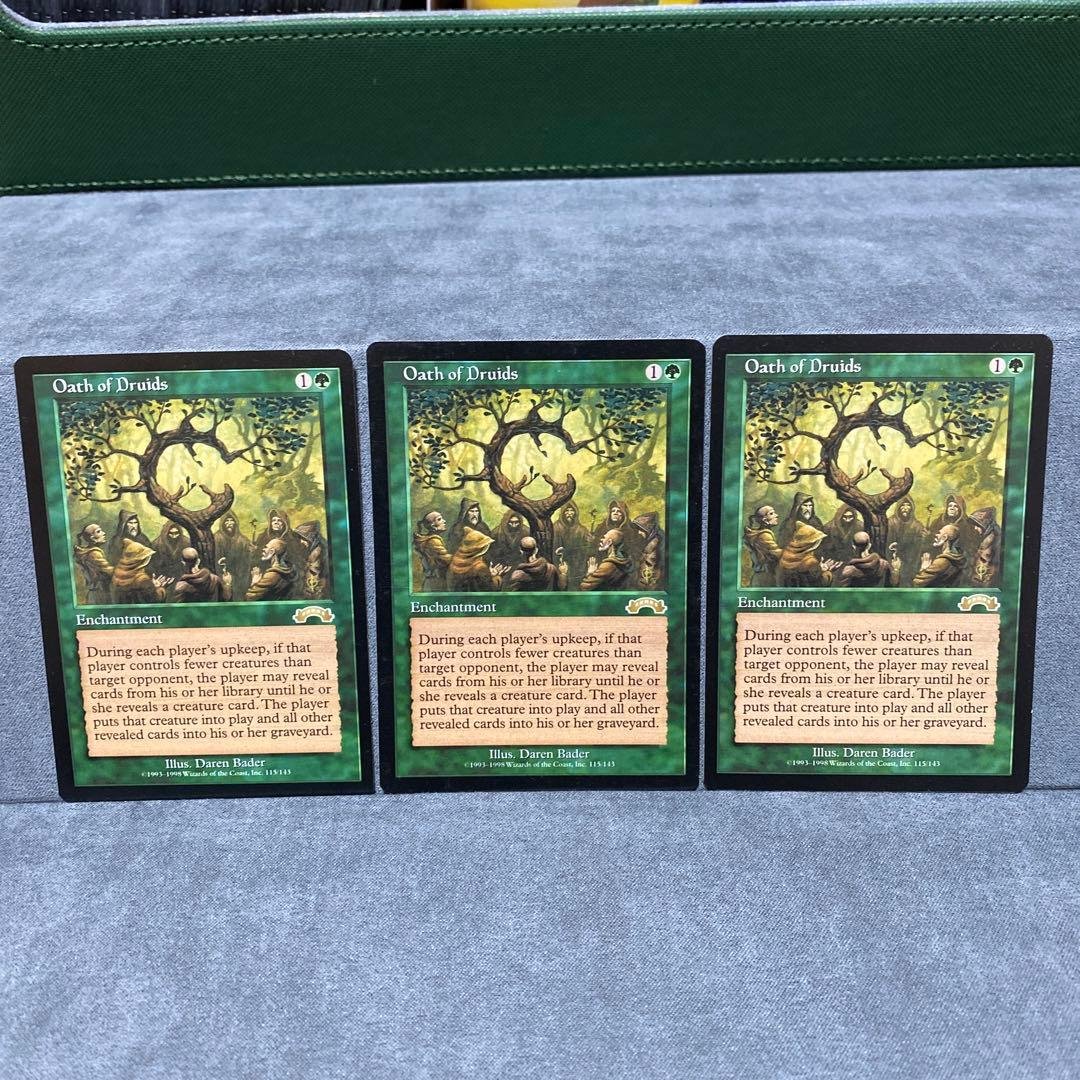 MTG ドルイドの誓い OathofDruids 英語版 EXO 3枚