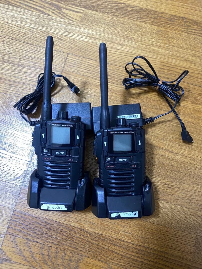 SR70A トランシーバー 2台セット 充電器付き