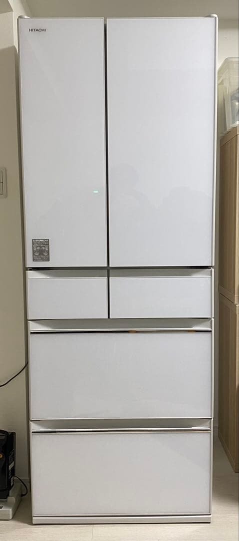 【Shoukai】冷蔵庫 R-HW60J(XW) クリスタルホワイト