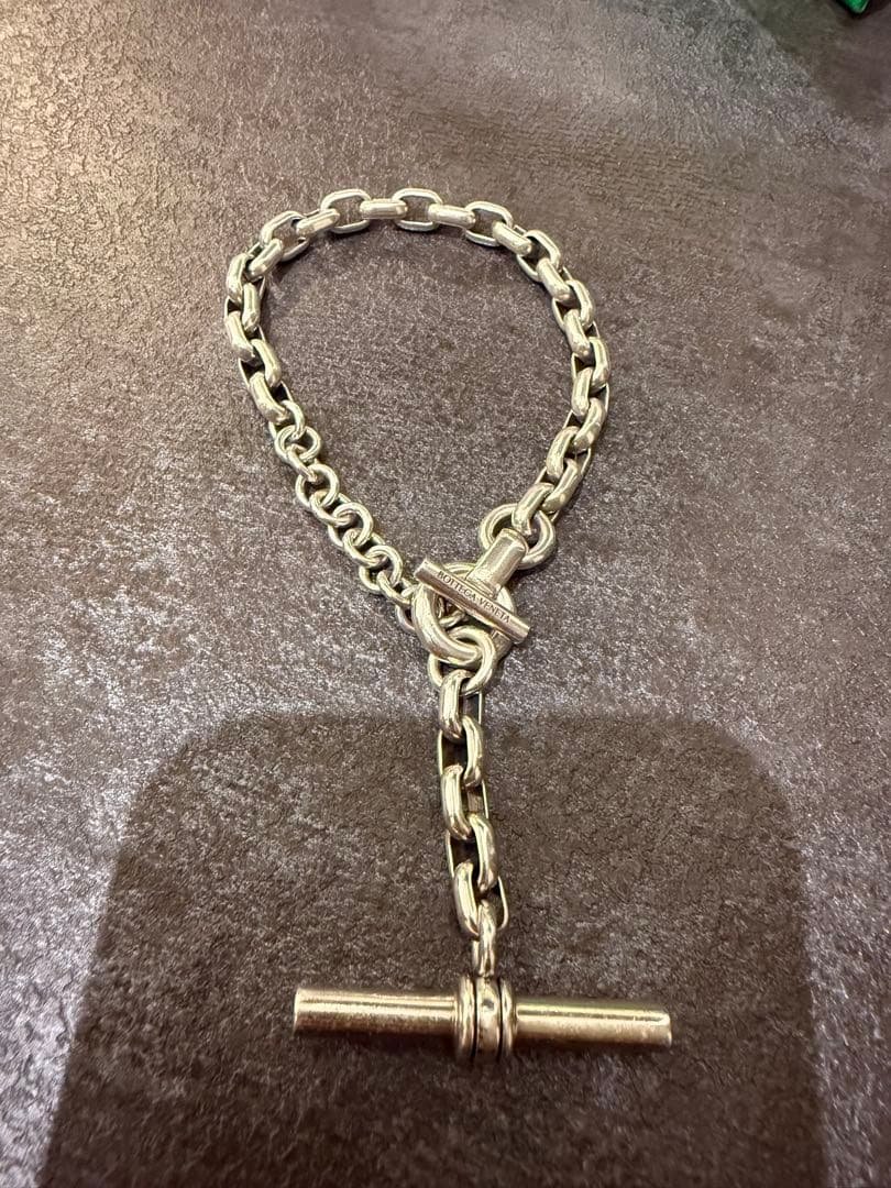 BOTTEGA VENETA シルバーチェーンブレスレット　ボッテガヴェネタ