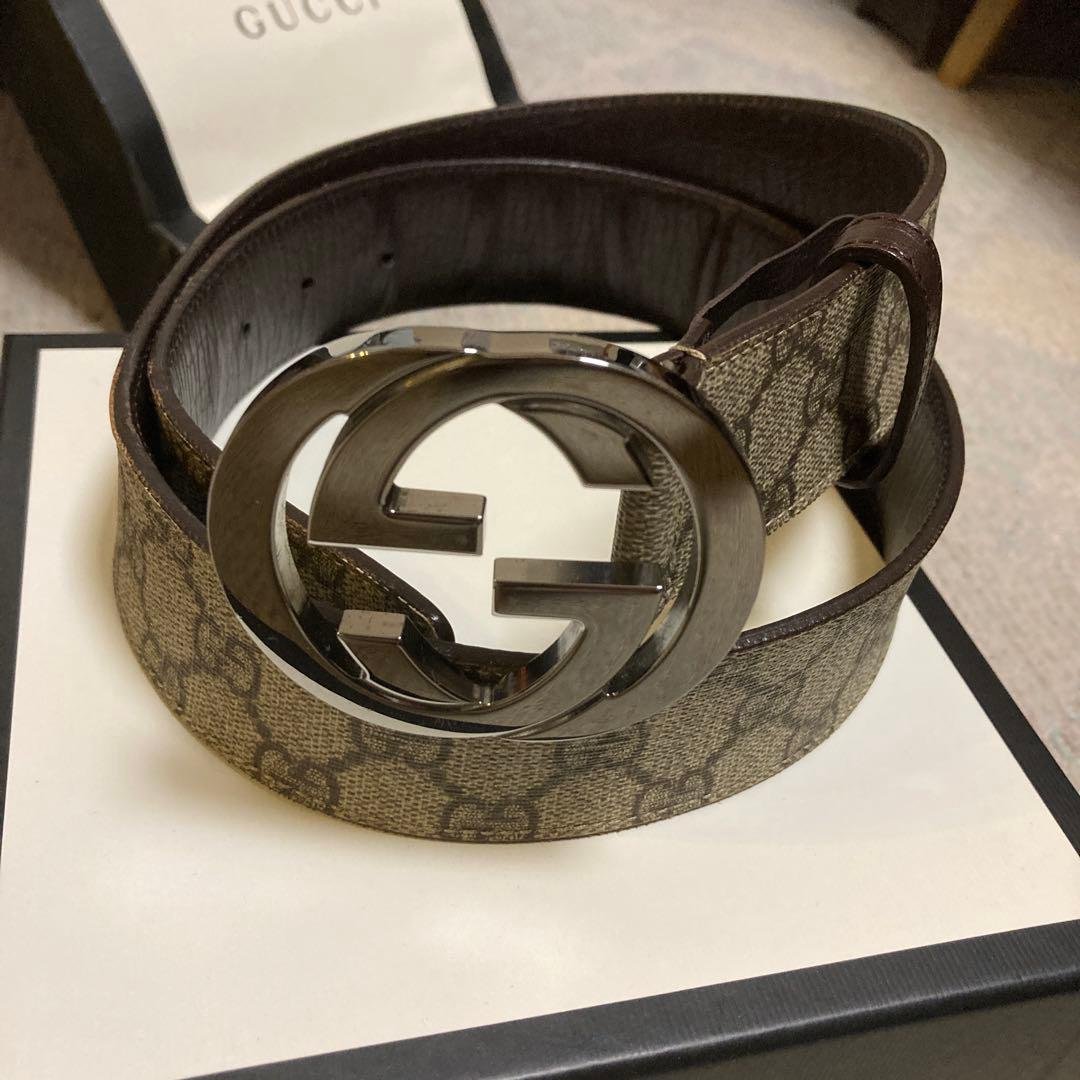 グッチ GUCCI GGスプリーム インターロッキングG ベルト