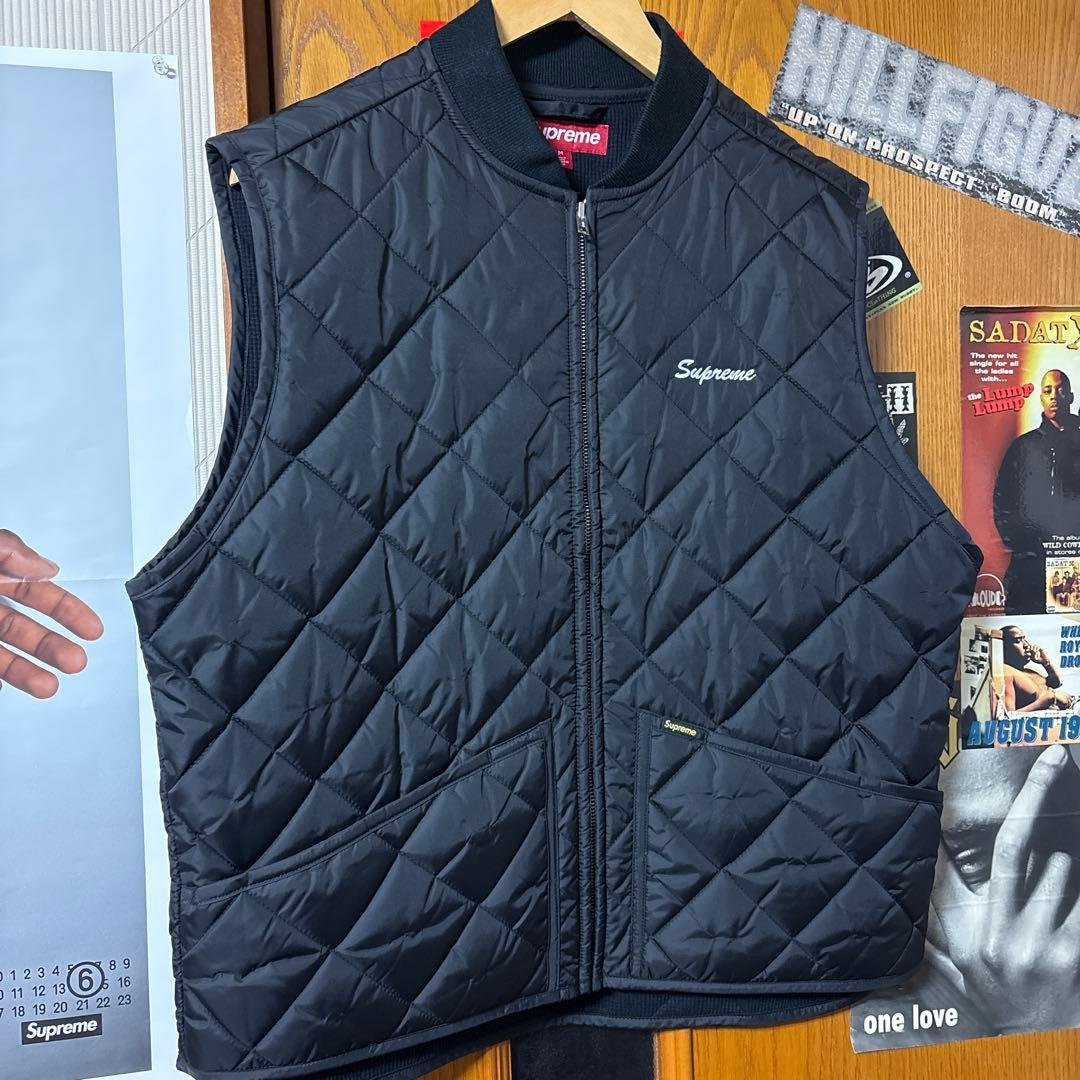 トップス 23FW Supreme Pins Quilted Work Vest