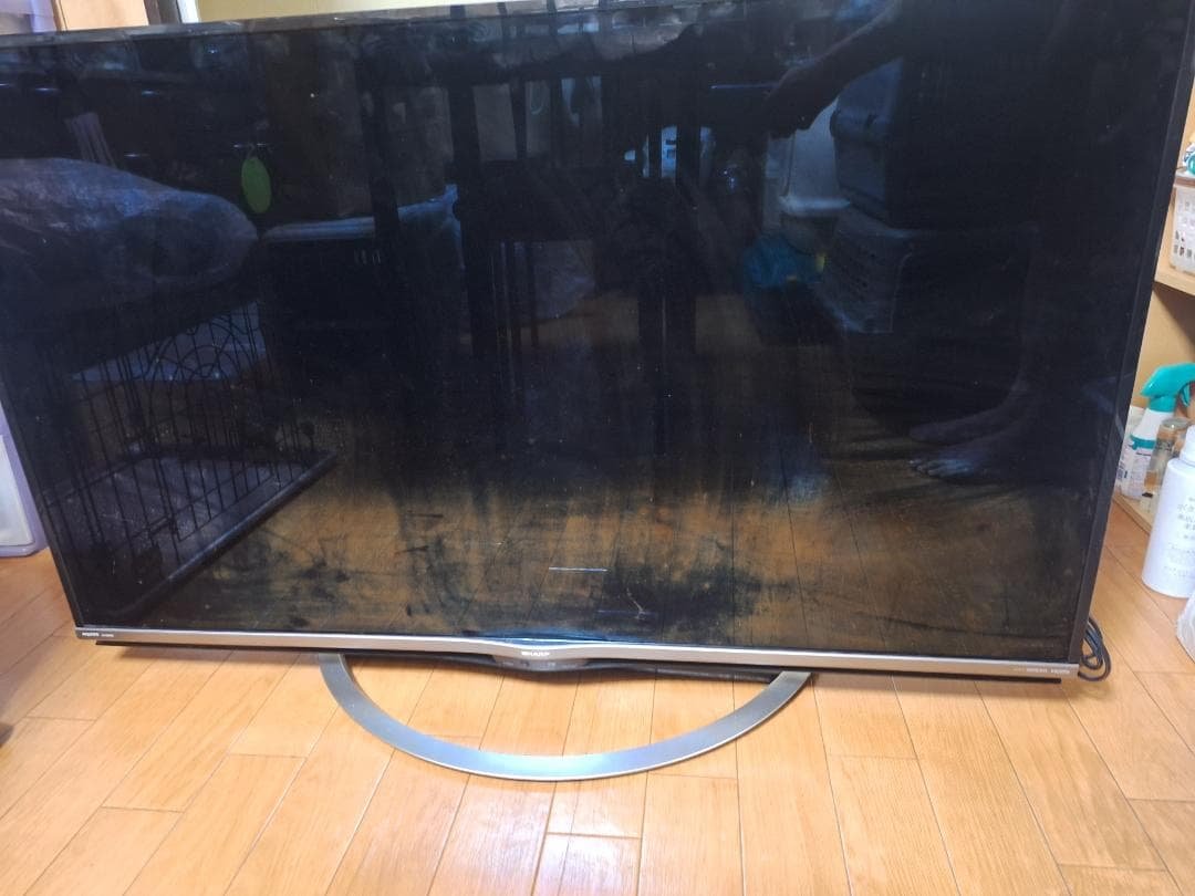 シャープ AQUOS 50V型 液晶テレビ 円形スタンド付き