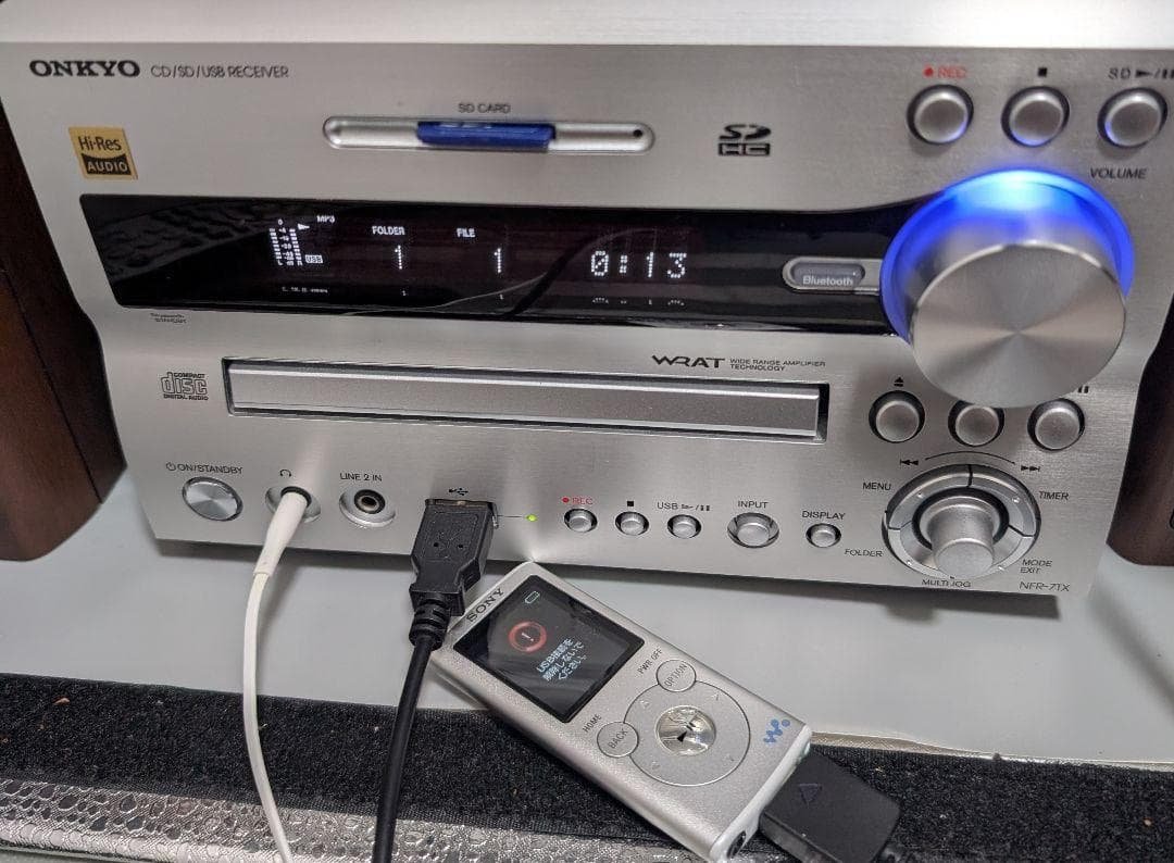 ONKYO NFR-7TX ハイレゾCD/SD/USB/ レシーバー　現状渡し
