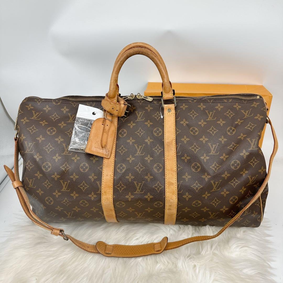 ルイヴィトン　モノグラム　キーポル55バンドリエール　ボストンバッグ