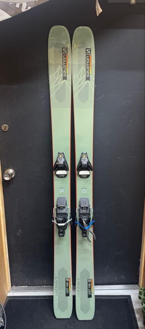 Salomon QST106 181cmスキー板　フリーライド　ビンディング付き