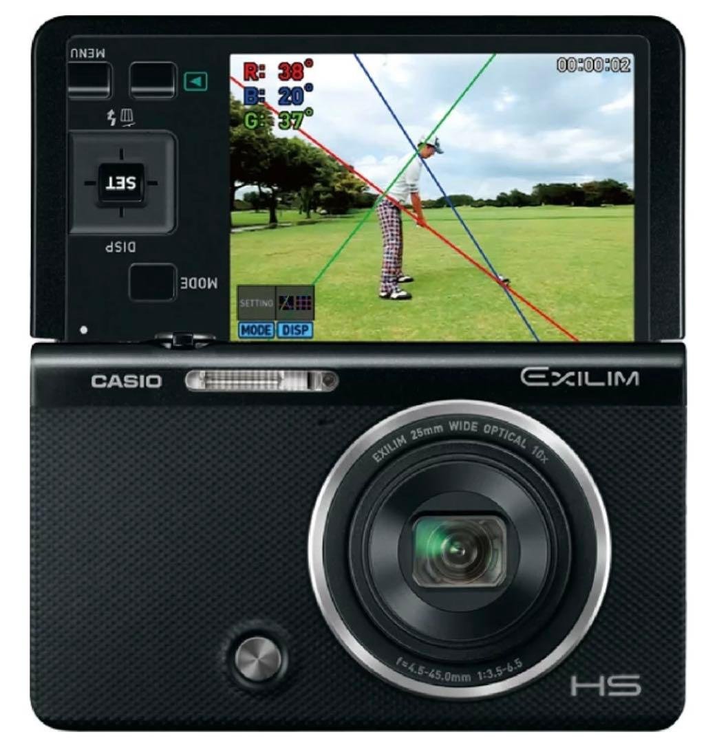 EXILIM石川遼プロのスイングムービー内蔵 ゴルファー向けハイスピードカメラ