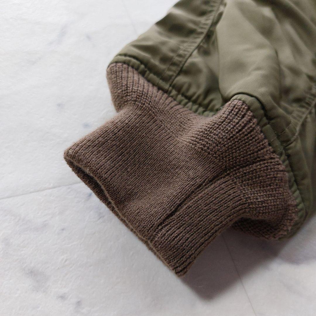 美品 マウジー MOUSSY N-2B ミリタリージャケット F カーキ