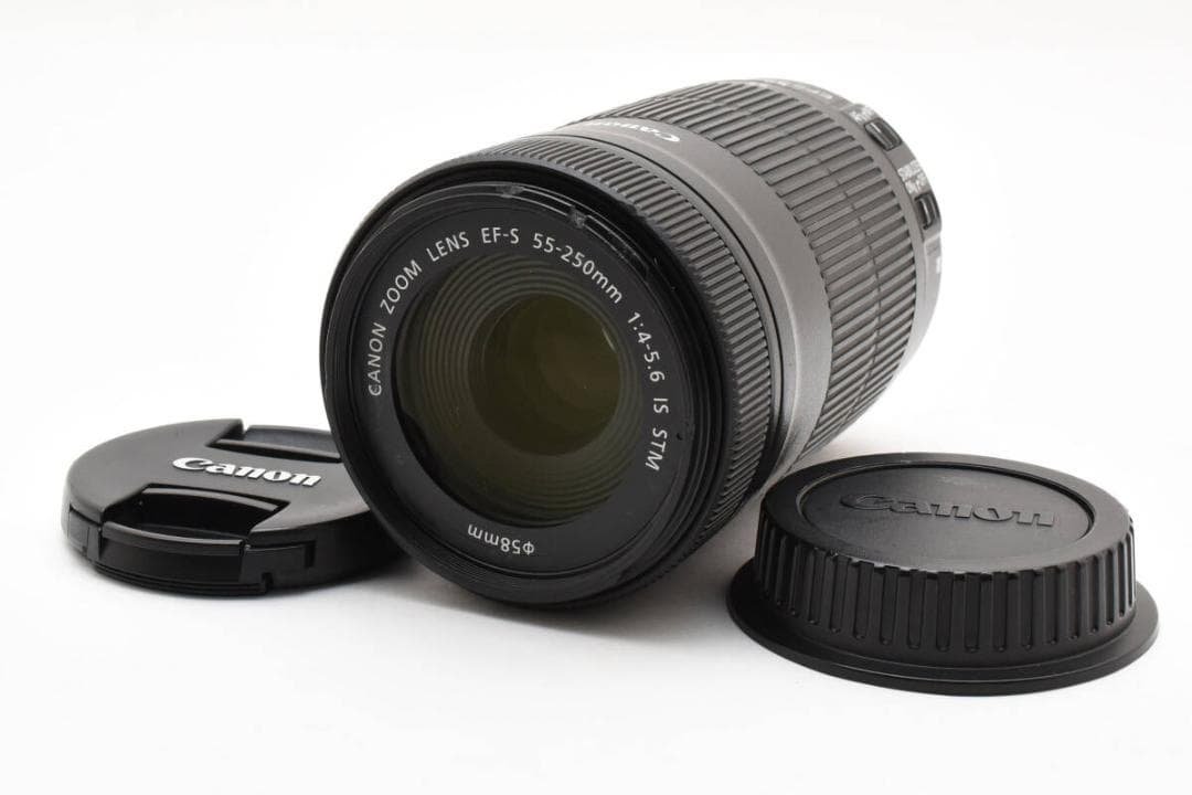 【美品・動確済】キャノン EF-S 55-250mm F4-5.6 IS STM