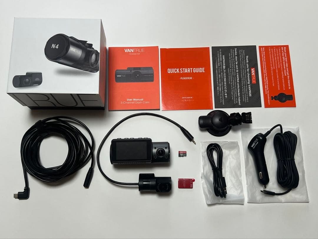 VANTRUE N4 3カメラ ドライブレコーダー