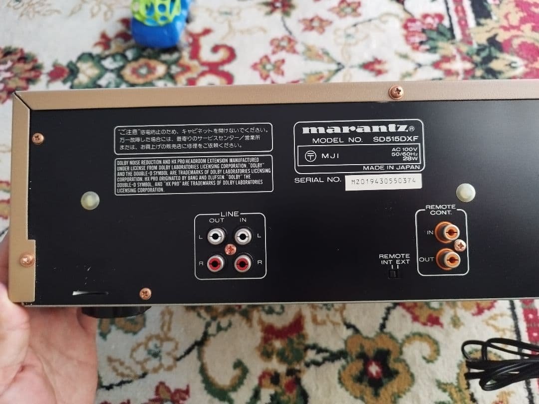 マランツ ステレオ ダブル カセットデッキ SD515DX