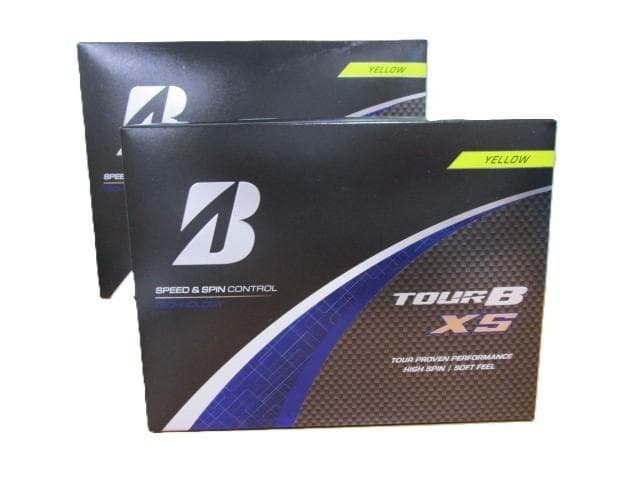 ブリヂストン TOUR B XS ゴルフボール イエロー 2ダースセット