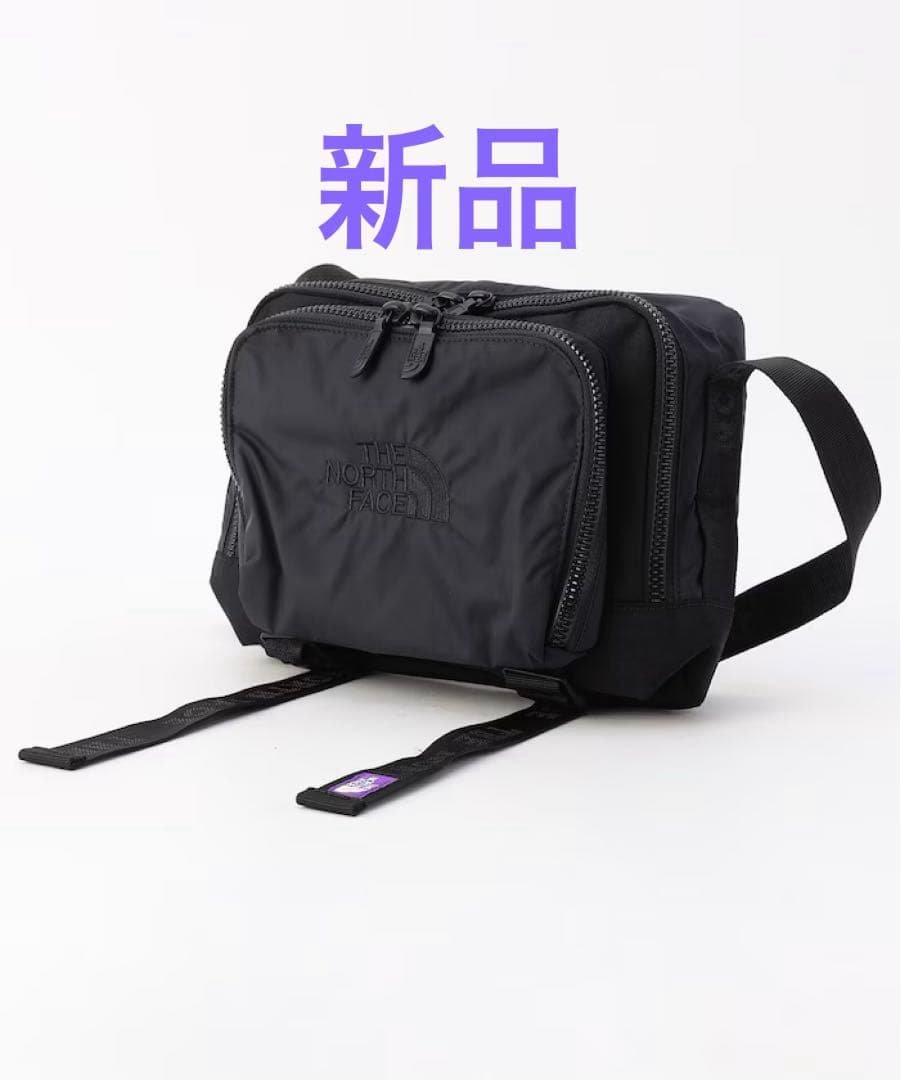 ノースフェイスパープルレーベル　コーデュラナイロンショルダーバッグ　ブラック
