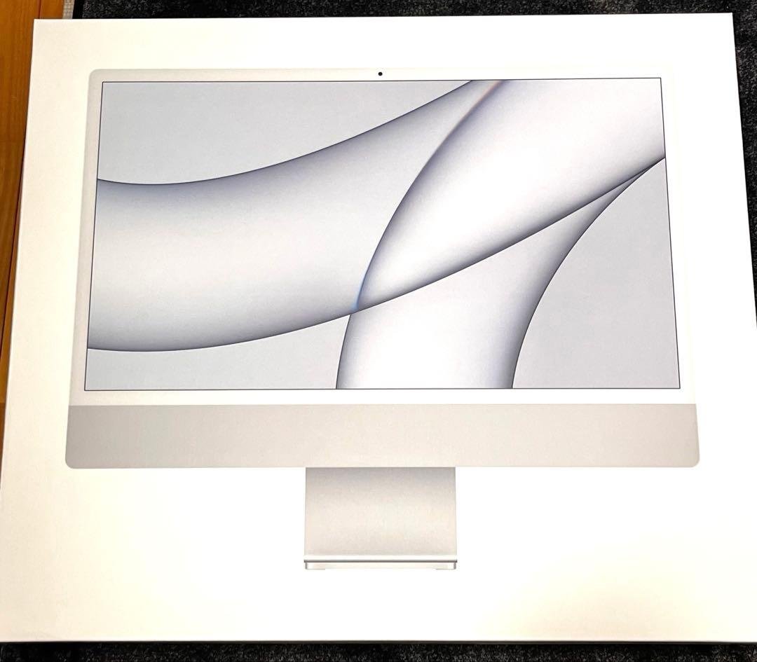 【美品】【優良発送】 iMac 24インチ(M1, 2021モデル) シルバー
